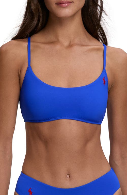 Polo Ralph Lauren Kennedy Bikini Top In Blue