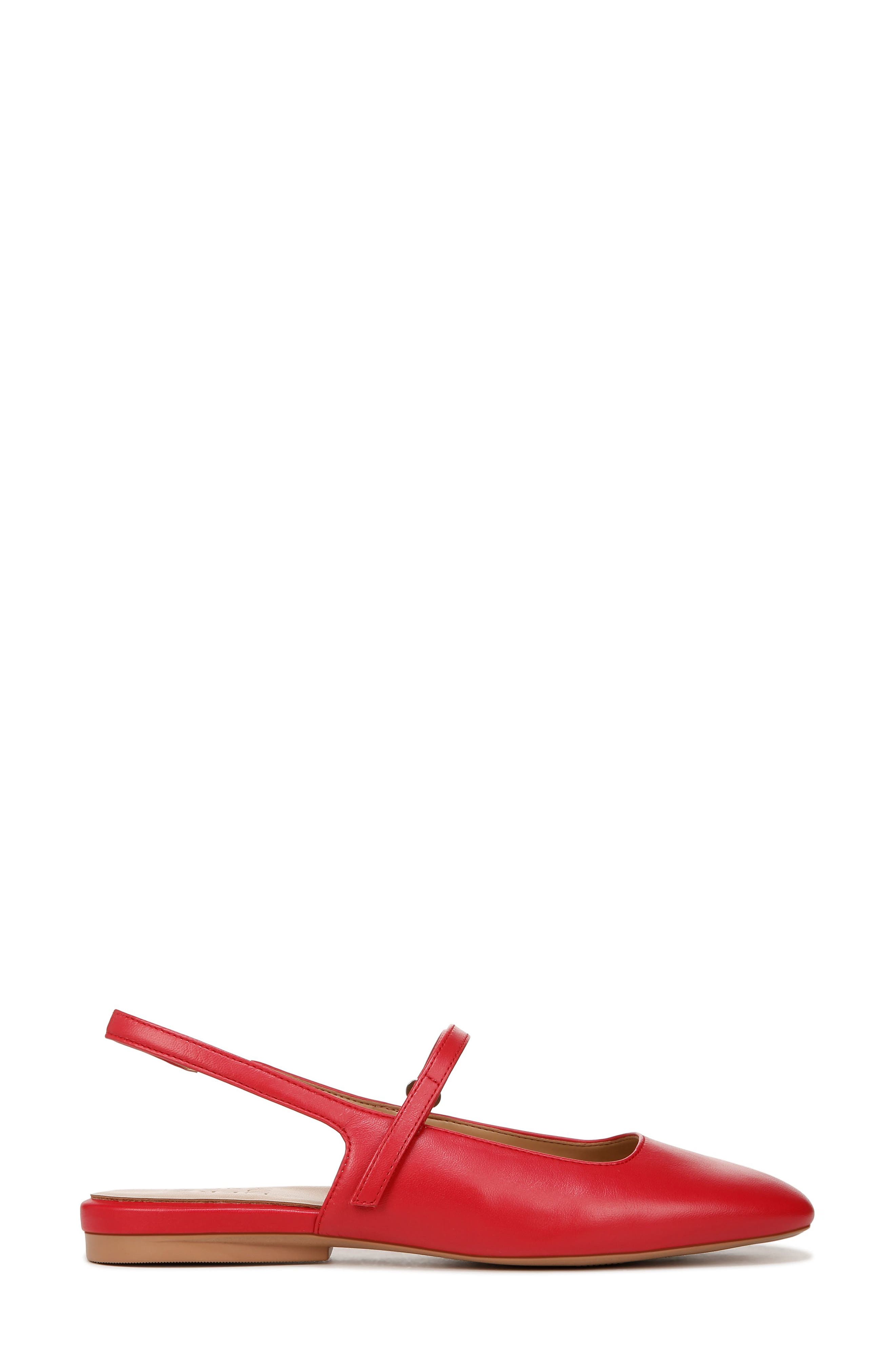 Connie Slingback Mary Jane Flat, Alternate, color, CRANTINI RED LEATHER