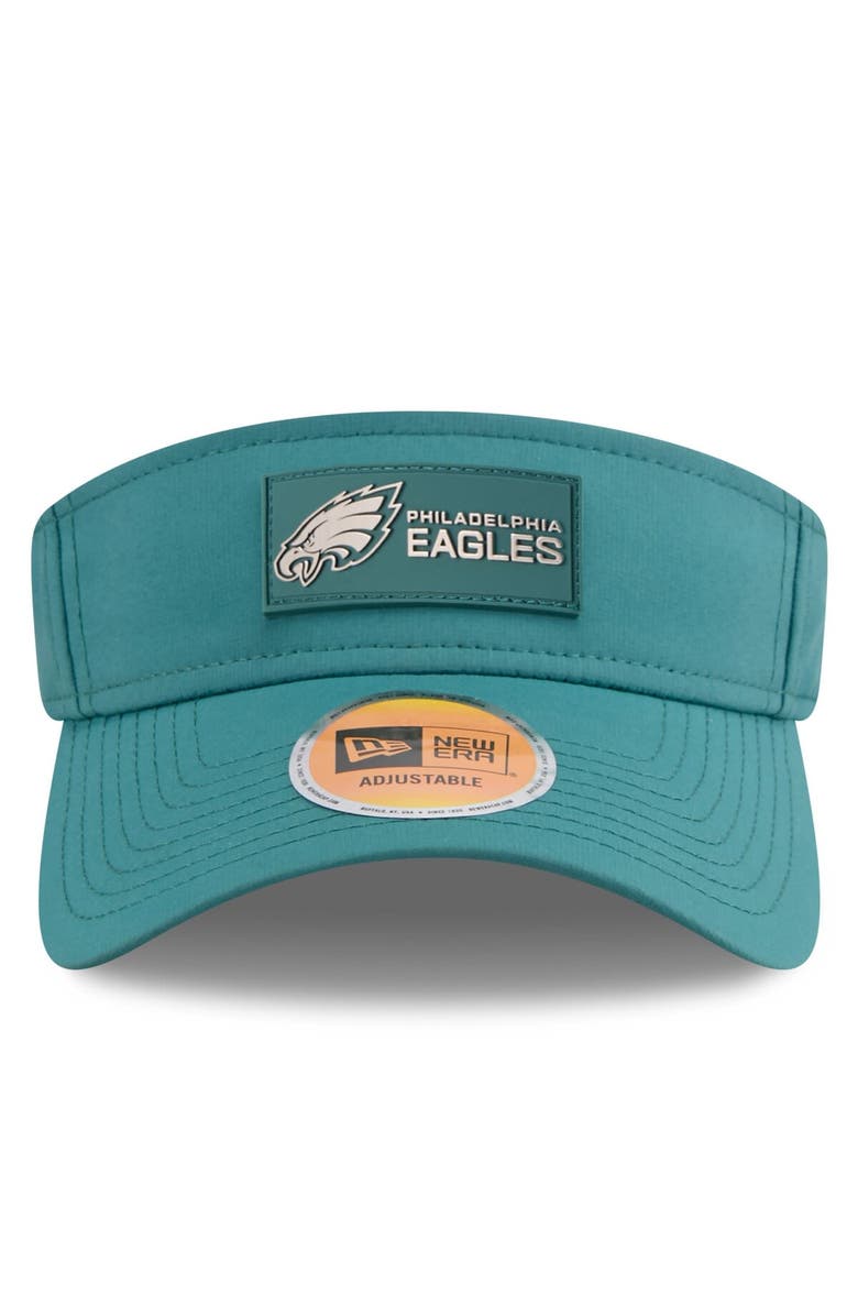 New Era Men's New Era Midnight Green Philadelphia Eagles 2025 Sideline Visor, Alternate, color, Green