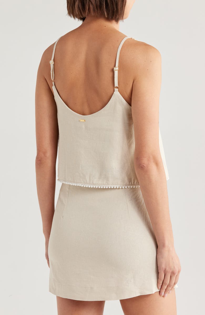 BOAMAR Alya Crop Camisole, Alternate, color, Sienna