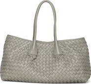 Walter Baker Alina Large Woven Leather Tote Bag
