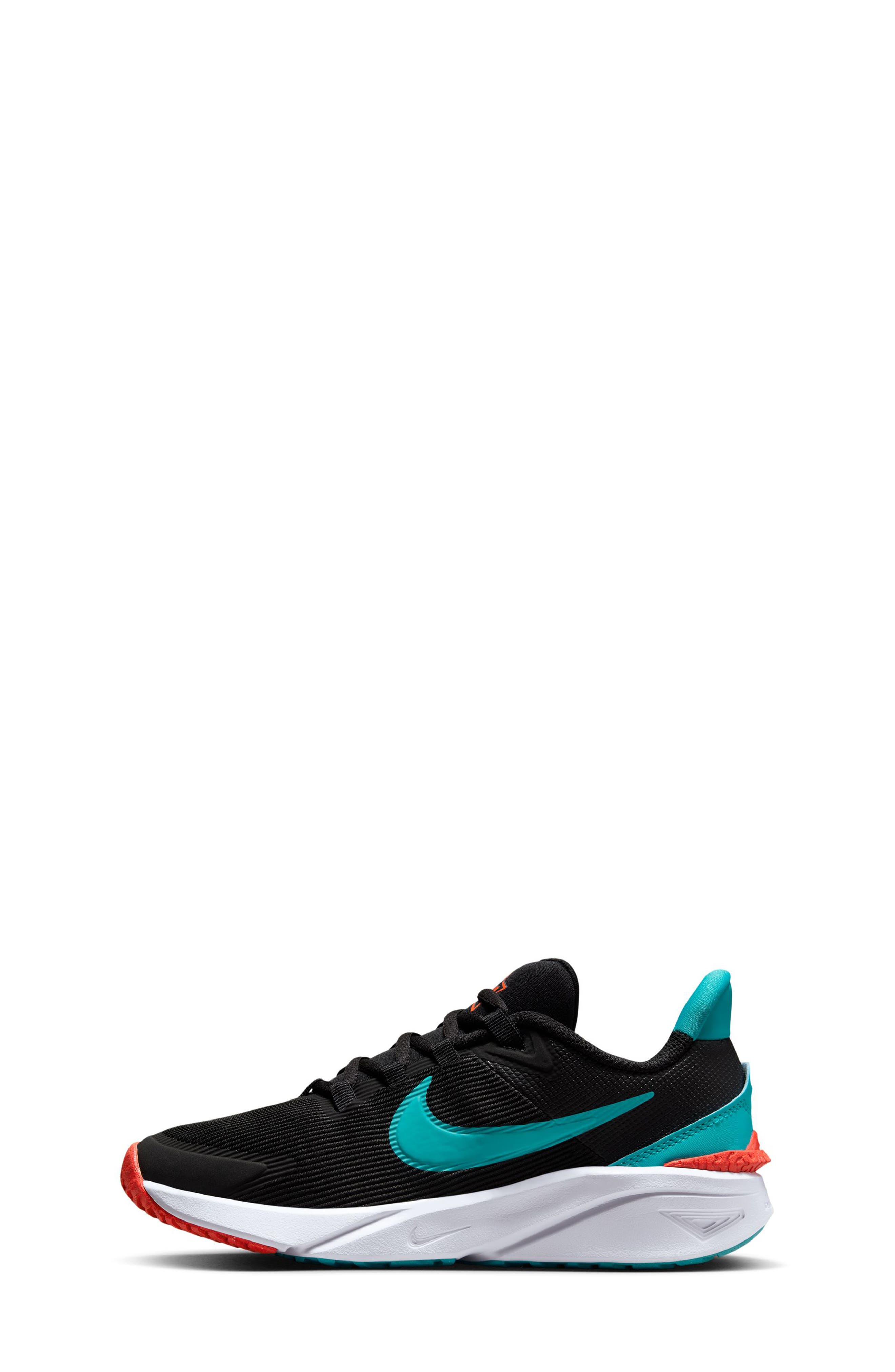 Nike Kids' Star Runner 4 NN GS Sneaker, Alternate, color, Black/ Dusty Cactus/ Crimson