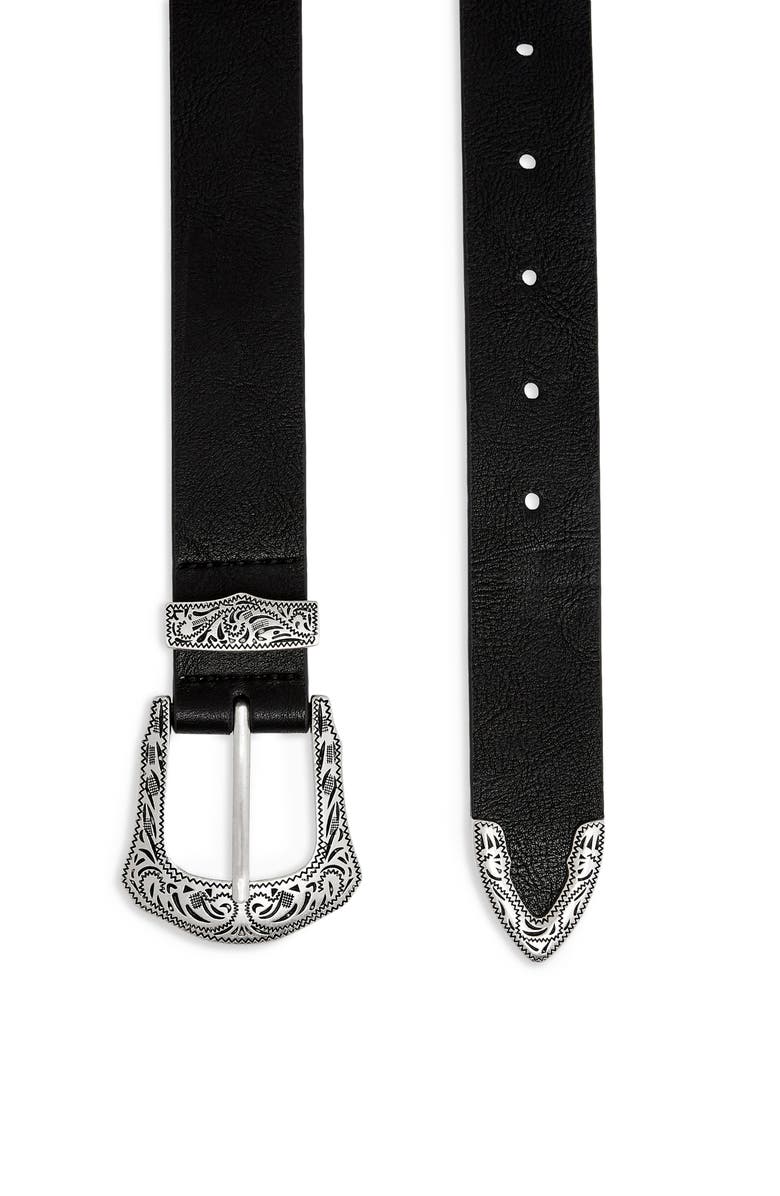 Topshop Austin Western Belt, Alternate, color, 
