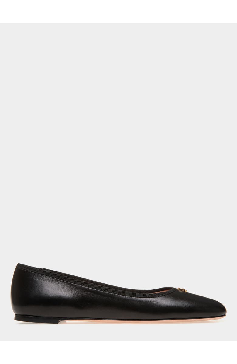 Bally rina Flat In Nappa Leather, Main, color, Black