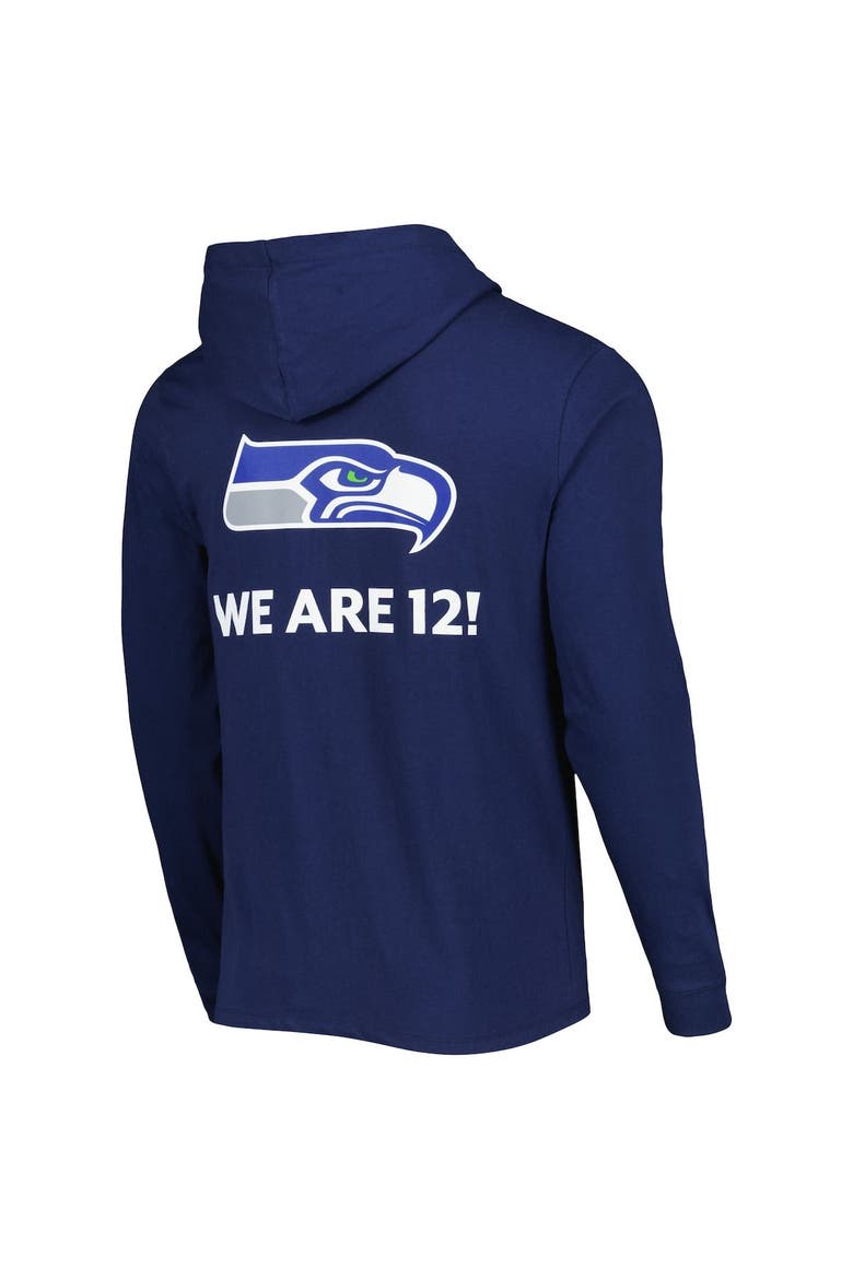 Men's Vineyard Vines College Navy Seattle Seahawks Local Long Sleeve Hoodie T-Shirt, Alternate, color, Navy