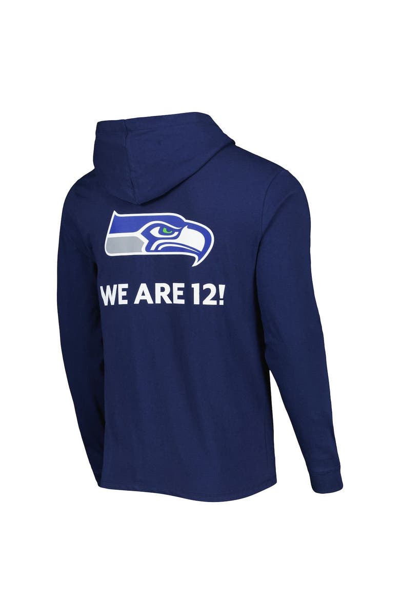 vineyard vines Men's Vineyard Vines College Navy Seattle Seahawks Local Long Sleeve Hoodie T-Shirt, Alternate, color, Navy