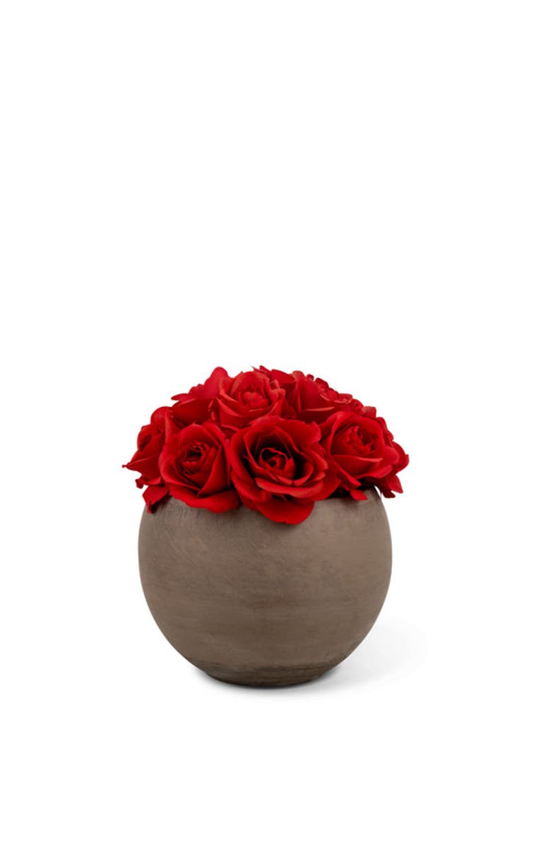 CocoBella Sabine RealTouch Rose Arrangement, Main, color, Ruby