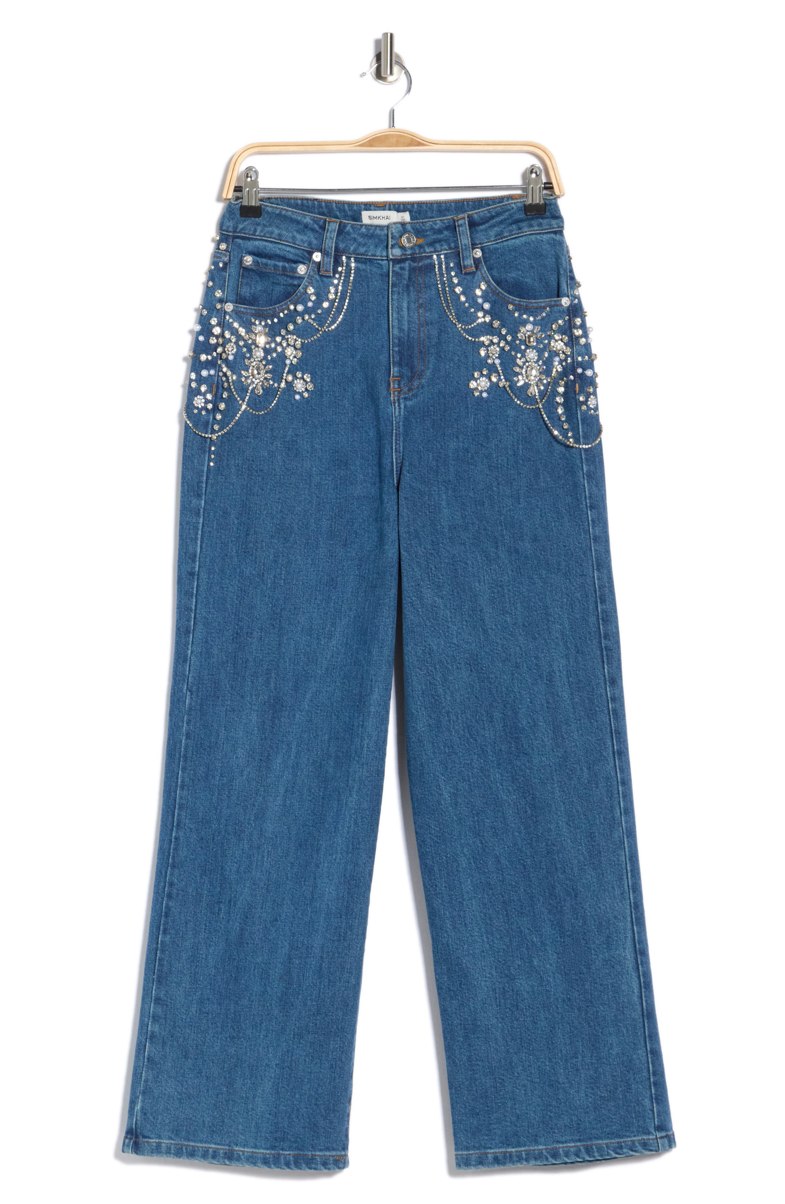 June Crop Wide Leg Jeans