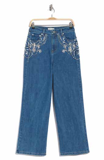 June Crop Wide Leg Jeans