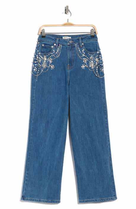 June Crop Wide Leg Jeans