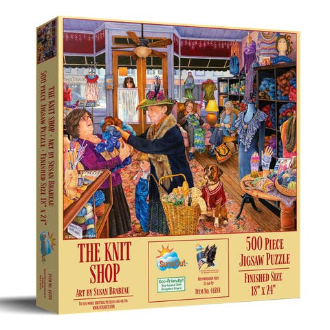 The Knit Shop 500 piece Jigsaw Puzzle for Adults