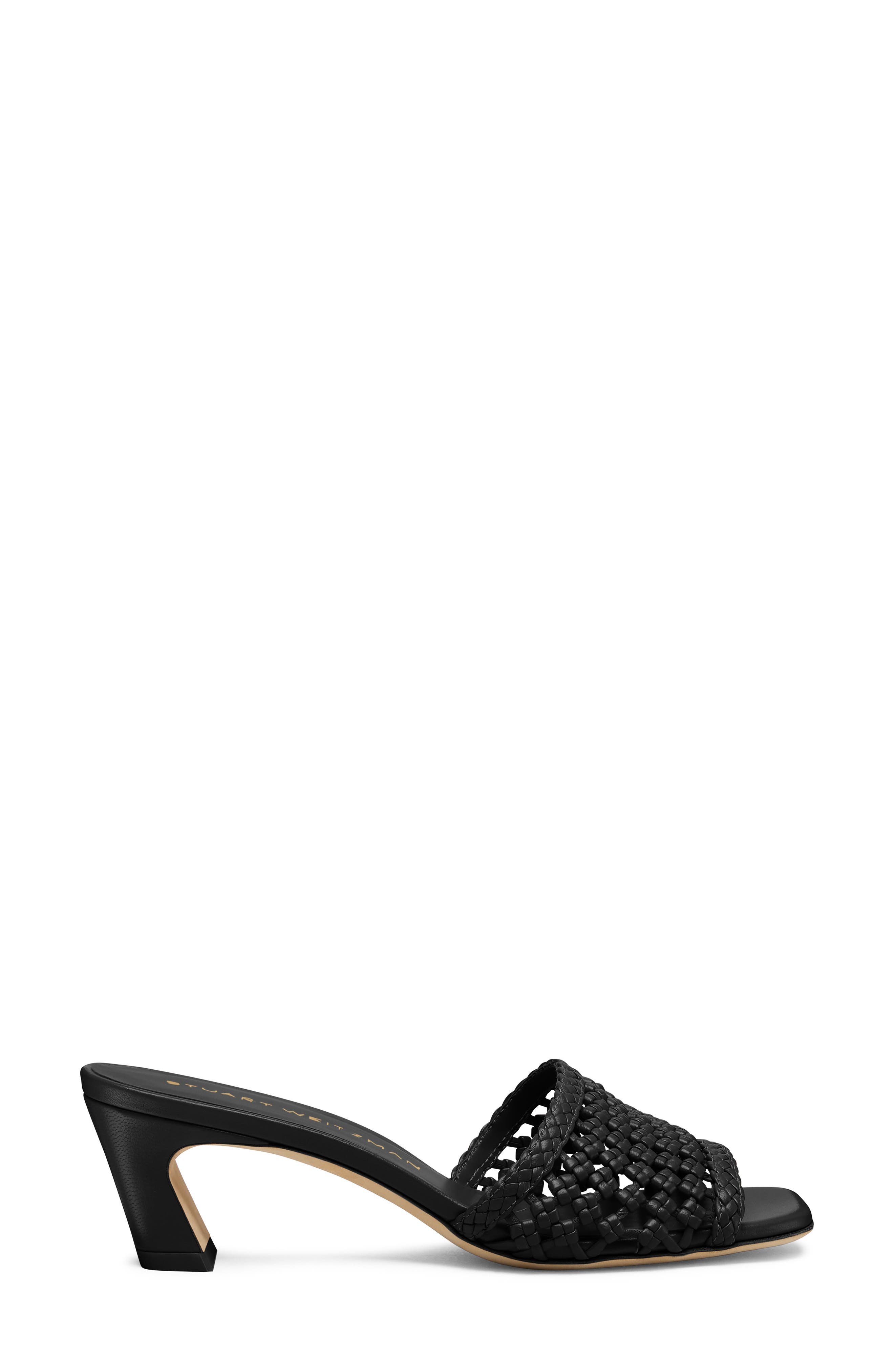 Stuart Weitzman Marina Slide 50, Alternate, color, Black