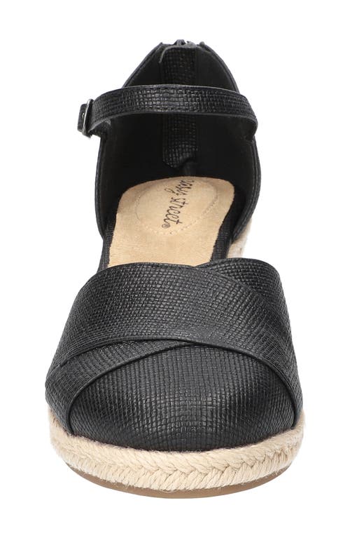 EASY STREET EASY STREET COAST ESPADRILLE WEDGE SANDAL