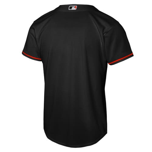 Nike Youth Black Baltimore Orioles Alternate Replica 2.0 Jersey In Black
