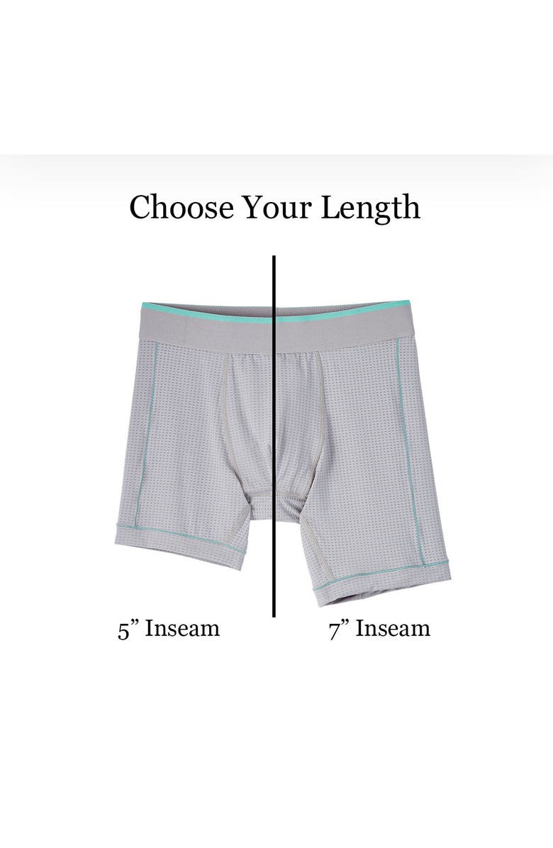 Myles Apparel Daily Performance Boxer Brief 5 inch, Alternate, color, Graphite