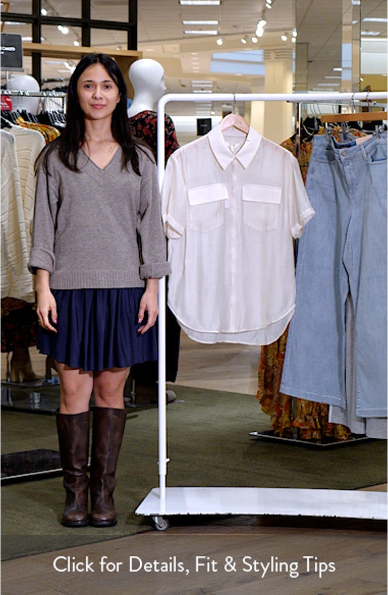 Daria Short Sleeve Button-Up Shirt, sales video thumbnail