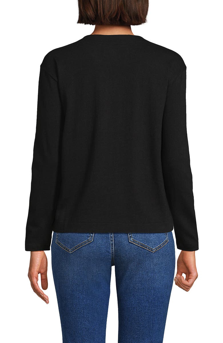 Lands
 End Long Sleeve Mariner Jersey Crewneck Tee, Alternate, color, 