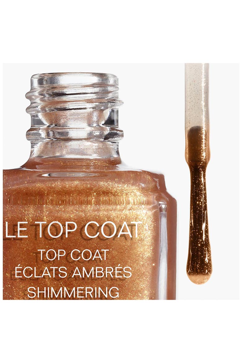 LE TOP COAT Shimmering Amber Top Coat, Alternate, color, 347 ETOILE