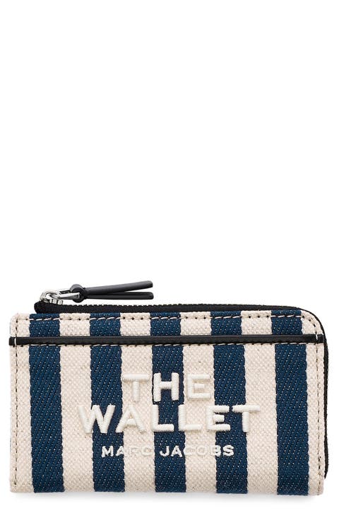 The Top Zip Multi Stripe Wallet