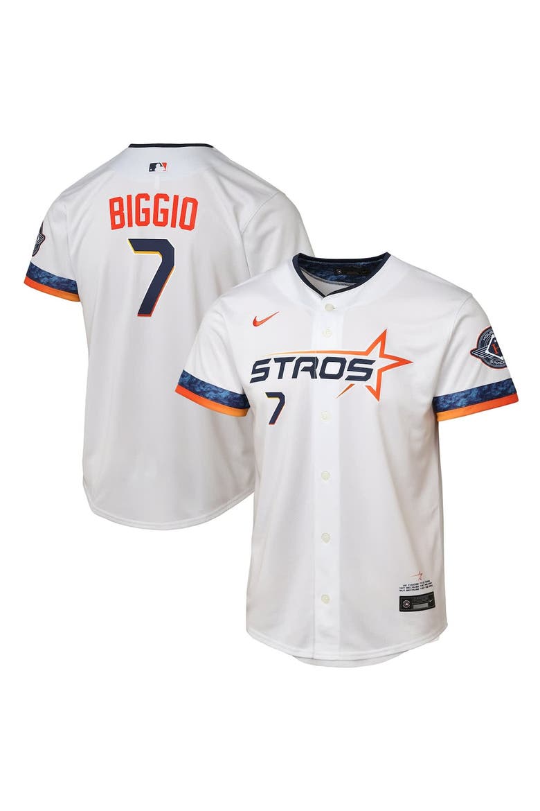 Youth Nike Craig Biggio White Houston Astros 2025 City Connect Limited Player Jersey, Alternate, color, White