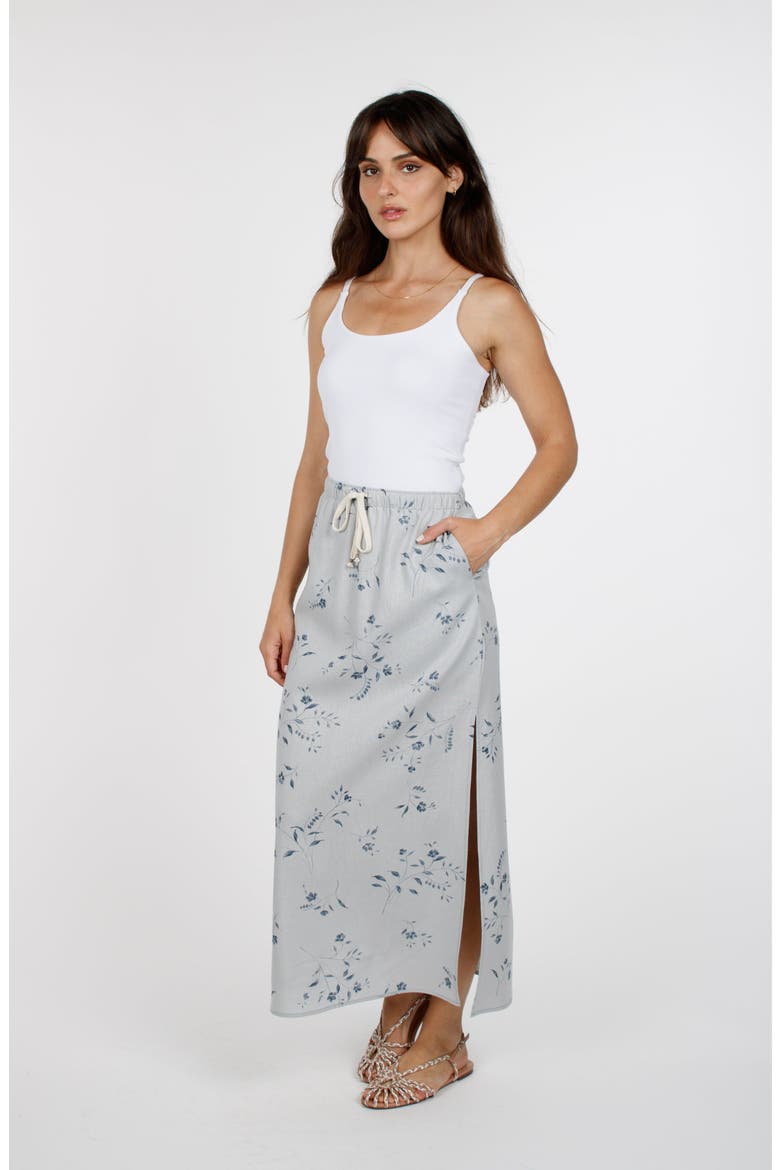 Catalina Resort Skirt, Alternate, color, Water Flower