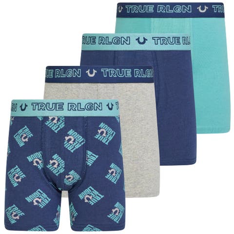 Boys Underwear 4 Pack Cotton Stretch Boxer Briefs For Boys Tagless Super Soft