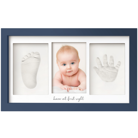 Baby Handprint & Footprint Keepsake Duo Frame
