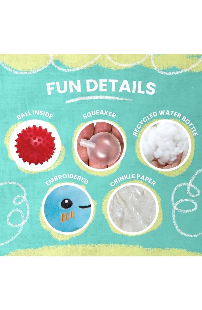 SnugArooz Dog Toy, Alternate, color, Multicolored