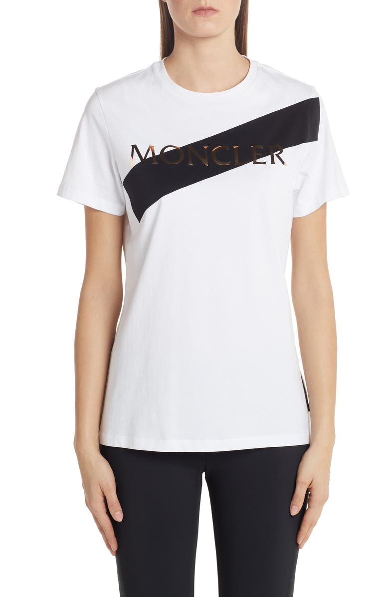 Moncler Logo Tee, Main, color, 
