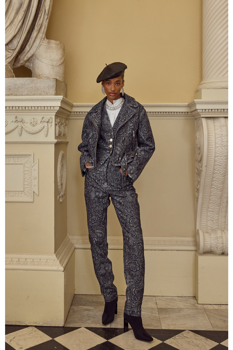 Francis Denim Trousers, Alternate, color, Washed Black