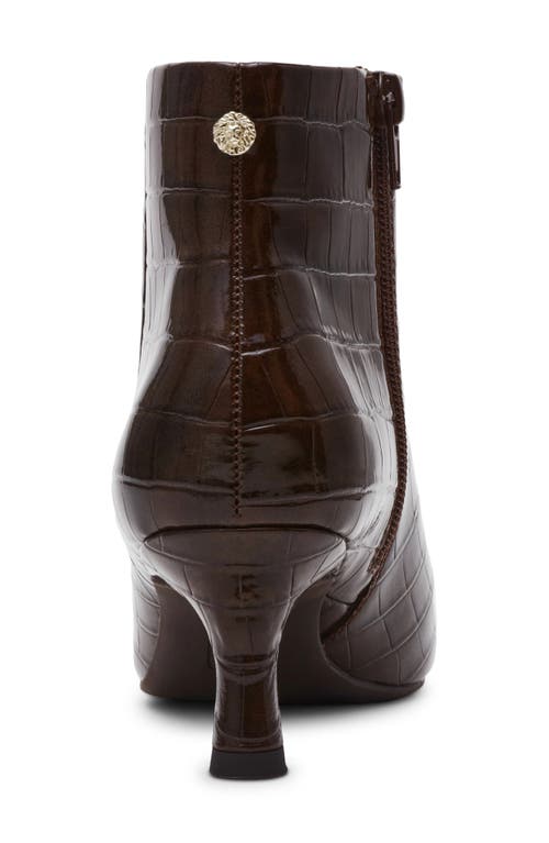 Anne Klein Francesca Kitten Heel Bootie In Animal Print