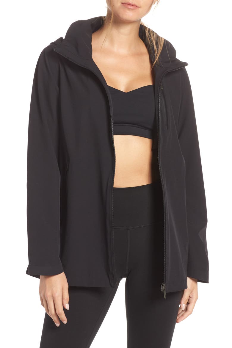 Right as Rain Water Resistant Jacket, Main, color, BLACK