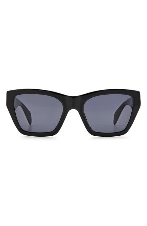 54mm Gradient Rectangle Sunglasses