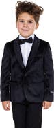 OppoSuits Kids' Black Velvet Dinner Jacket