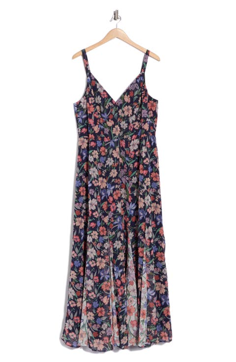 Belinna Floral Cocktail Dress (Plus)