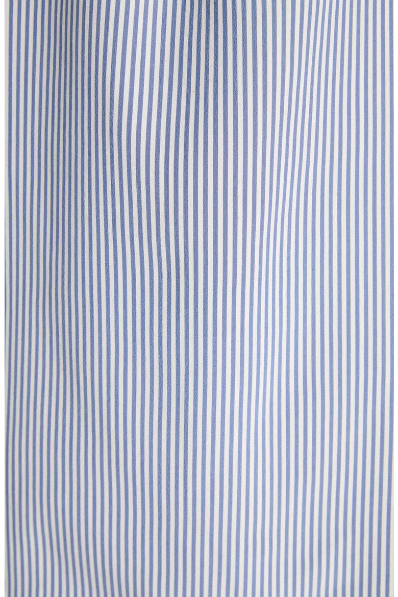 Stripe Silk Button-Up Shirt, Alternate, color, COMBO BLUE/ WHITE