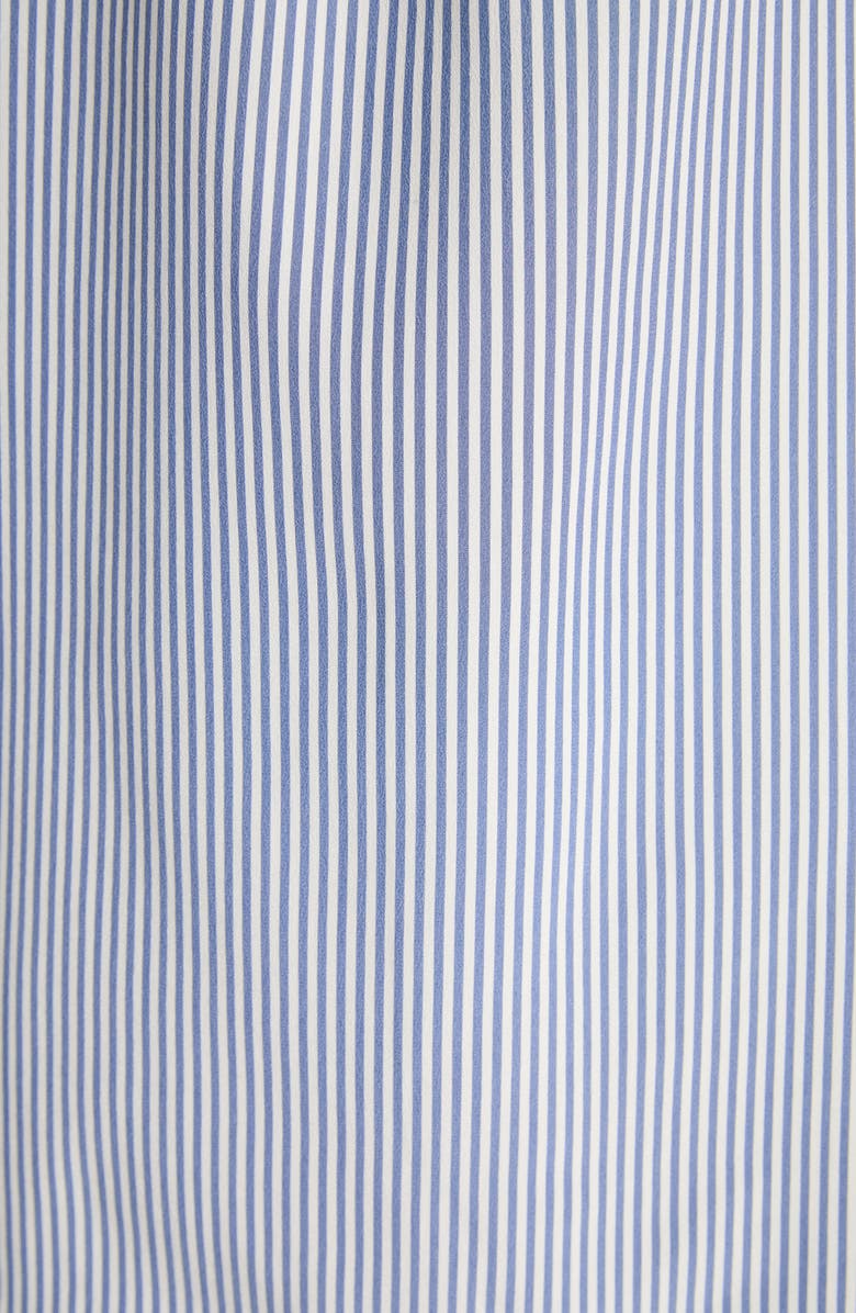 TOM FORD Stripe Silk Button-Up Shirt, Alternate, color, Combo Blue/ White