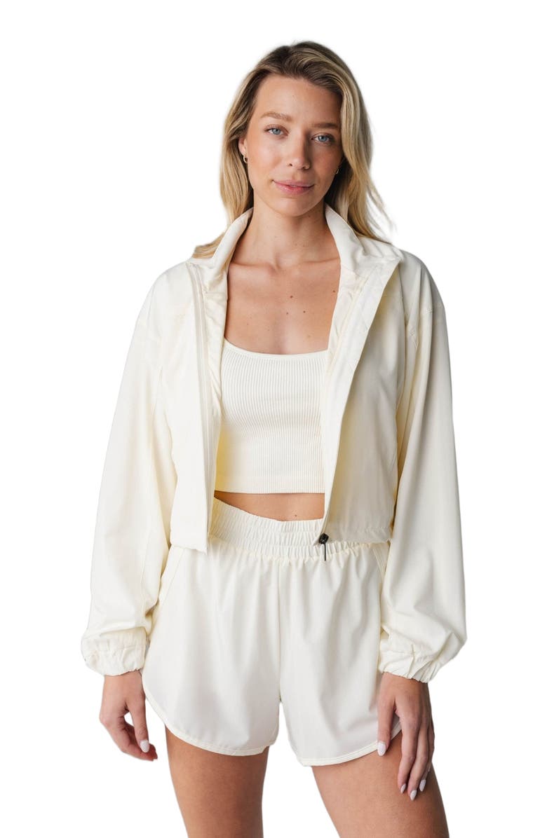 Vitality Breeze Windbreaker, Alternate, color, Oat