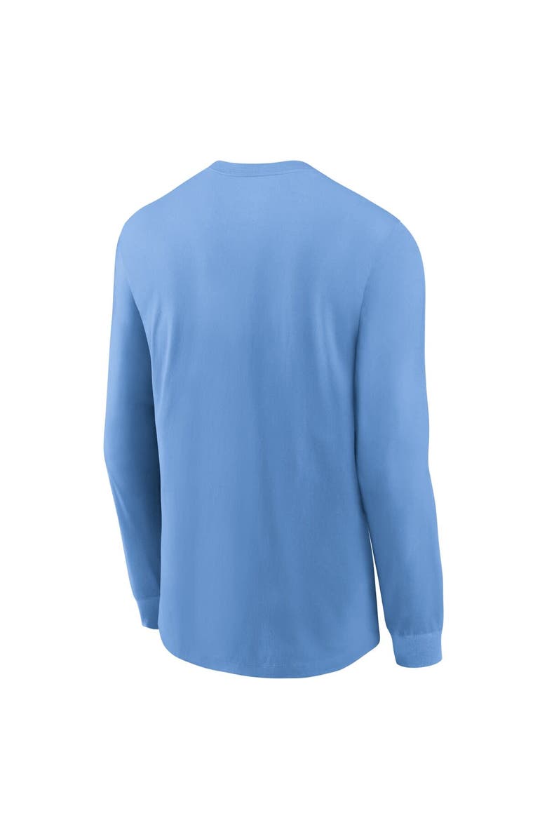 Nike Men's Nike Carolina Blue North Carolina Tar Heels Essential Baseball Arch Long Sleeve T-Shirt, Alternate, color, Light Blue