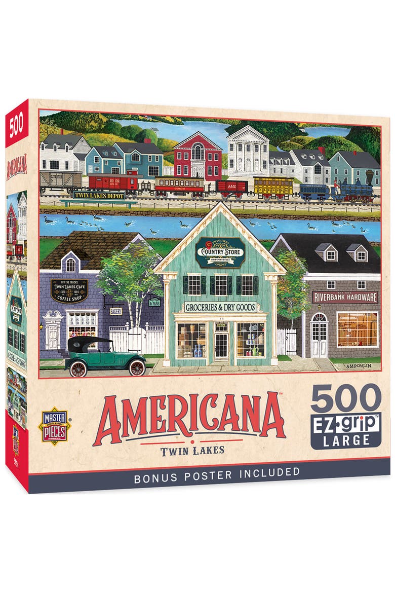 Twin Lakes 500 Piece Jigsaw Puzzle, Main, color, Multicolor