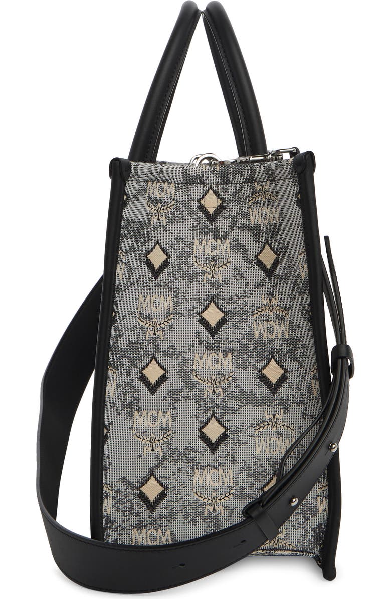 MCM Aren Tote, Alternate, color, Grey