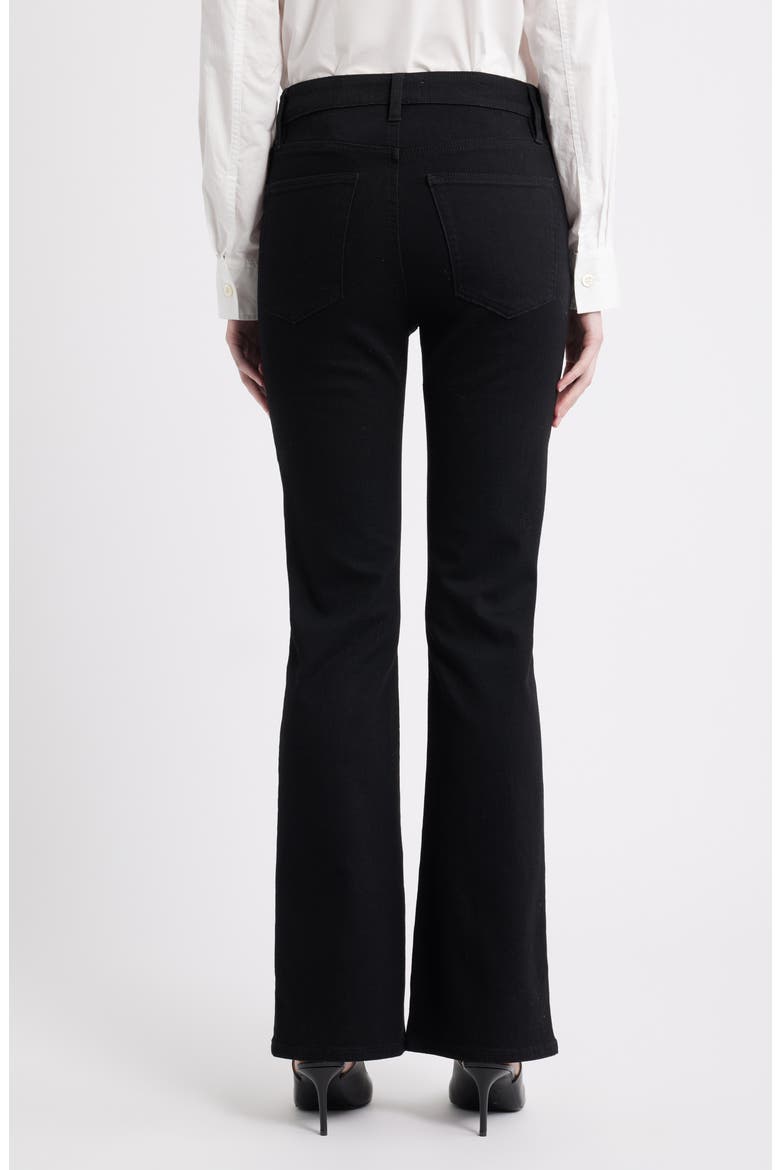 The Reboot High Waist Bootcut Jeans, Alternate, color, BLACK