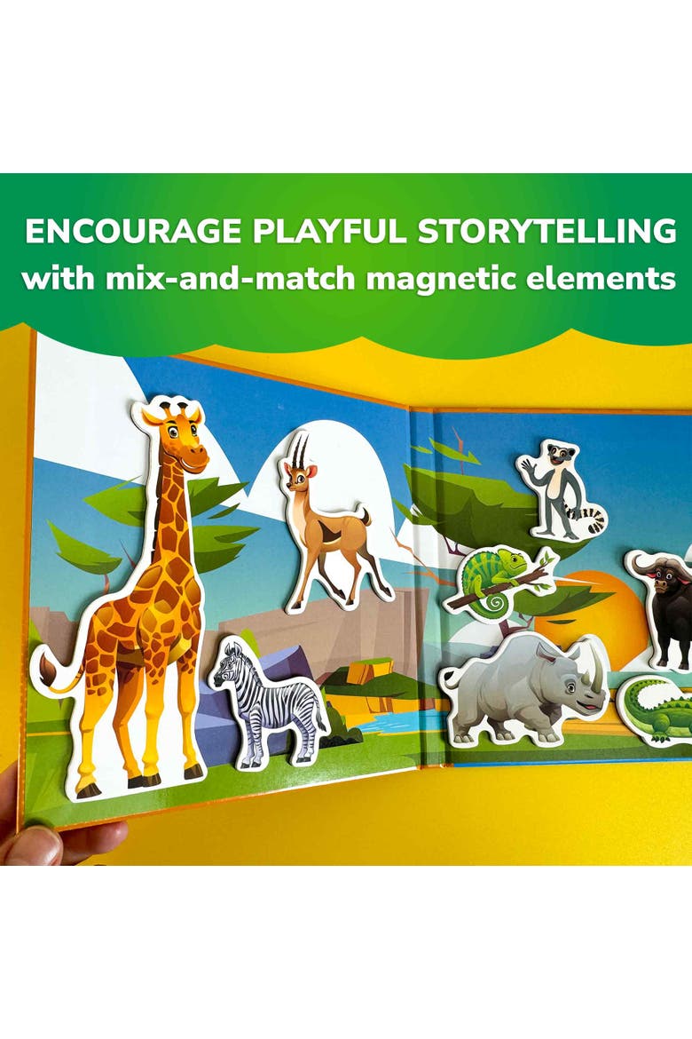 Magnetic Kids Jigsaw Puzzles - Fun 20+ Piece Game, Alternate, color, Africa