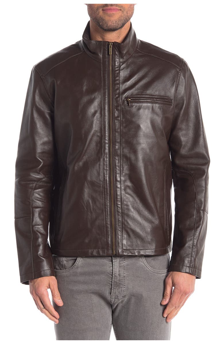 Classic Leather Moto Jacket