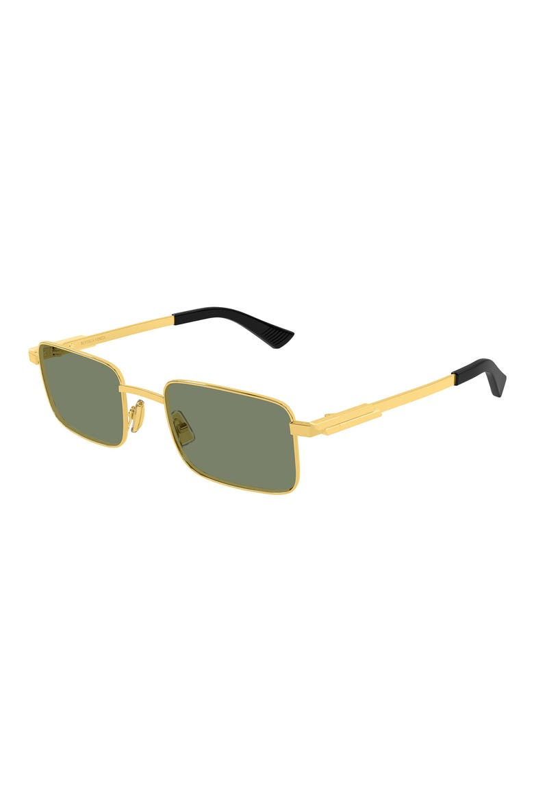53mm Rectangular Sunglasses, Alternate, color, GOLD