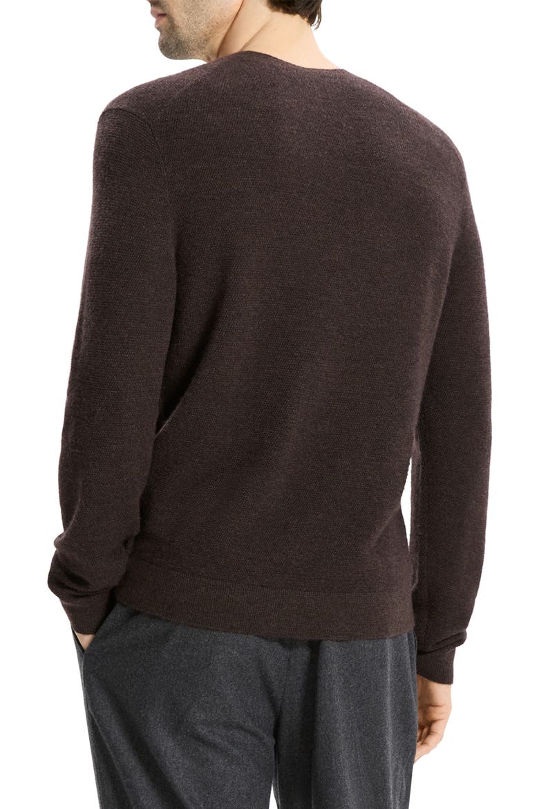 Cyr Cashmere Crewneck Sweater, Alternate, color, BROWNWOOD MELANGE