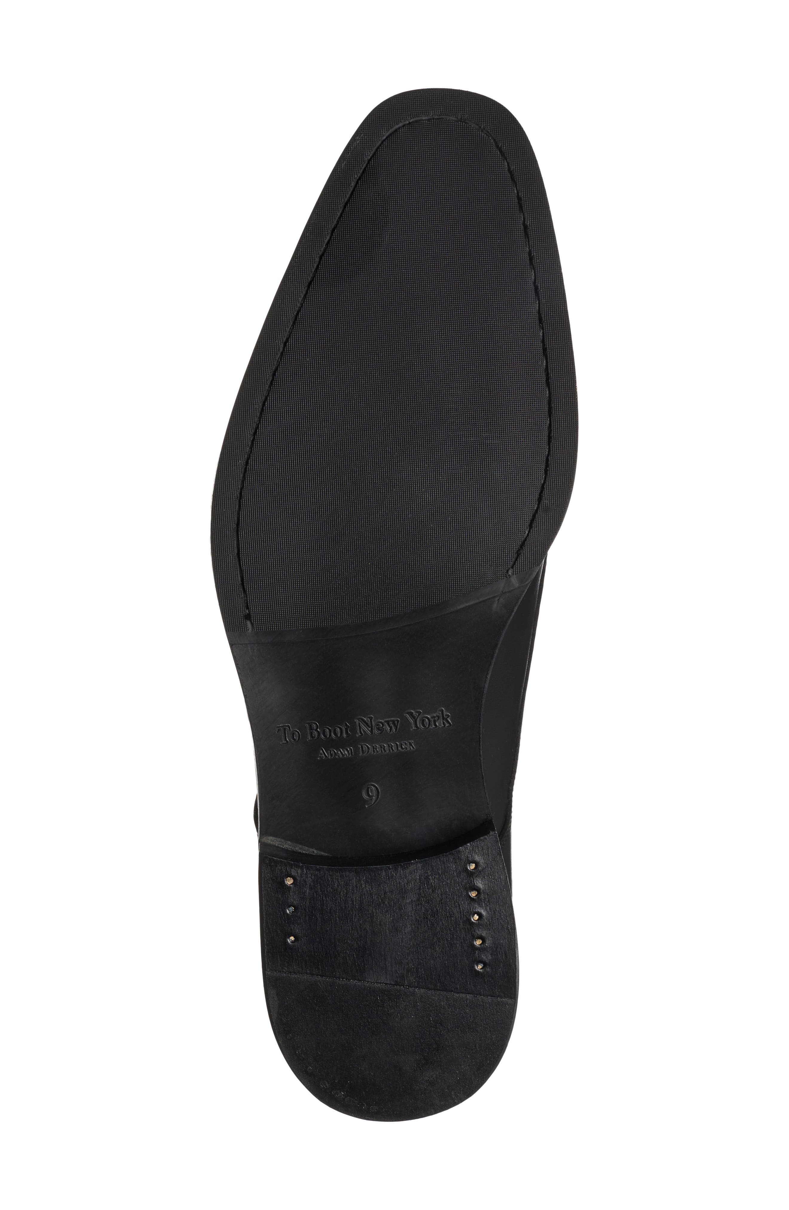 Dubois Leather Plain Toe Oxford, Alternate, color, SOFT NERO