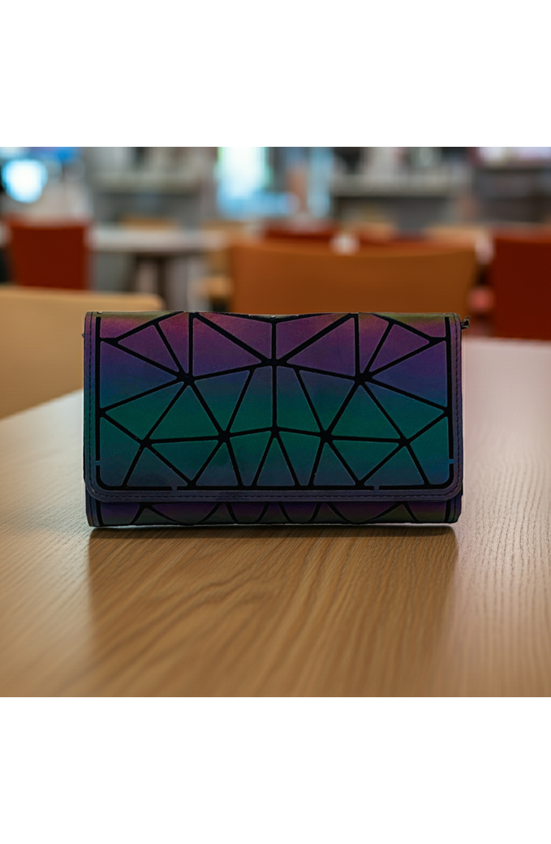 Yozuey Holographic Purse, Alternate, color, Multi-Color