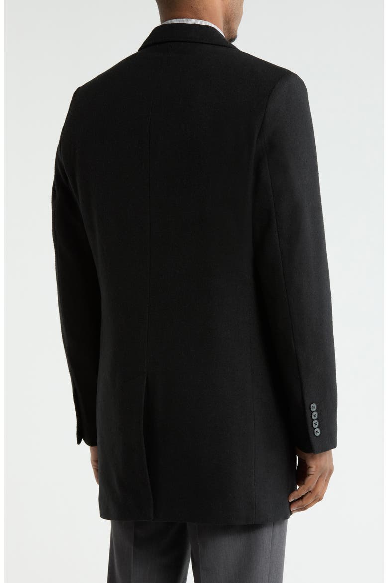 Solid Coat, Alternate, color, BLACK/ NOIR