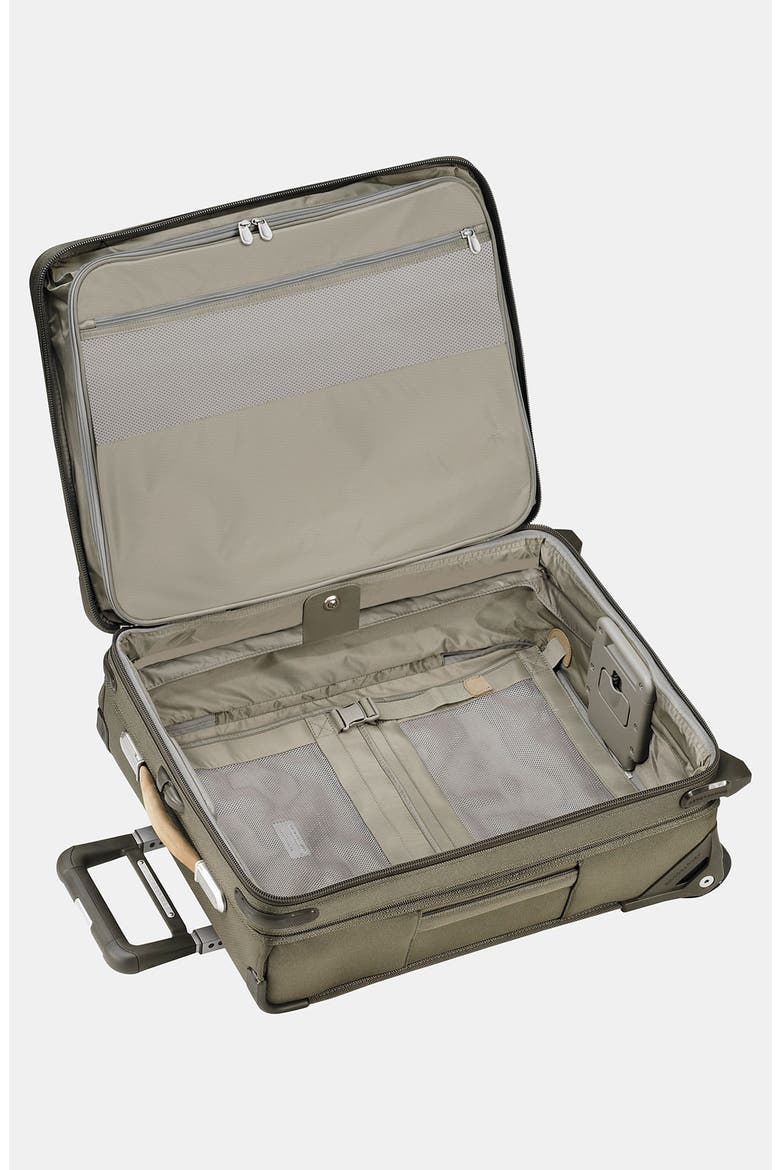 Baseline 21-Inch International Expandable Rolling Carry-On, Alternate, color, OLIVE